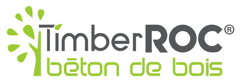 Logo de la technologie de bêton de bois TimberRoc